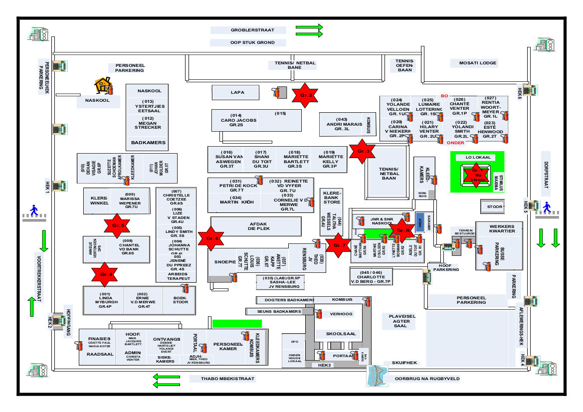 Pietersburgl Laer Skool Terreinplan